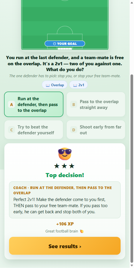 Get instant coaching